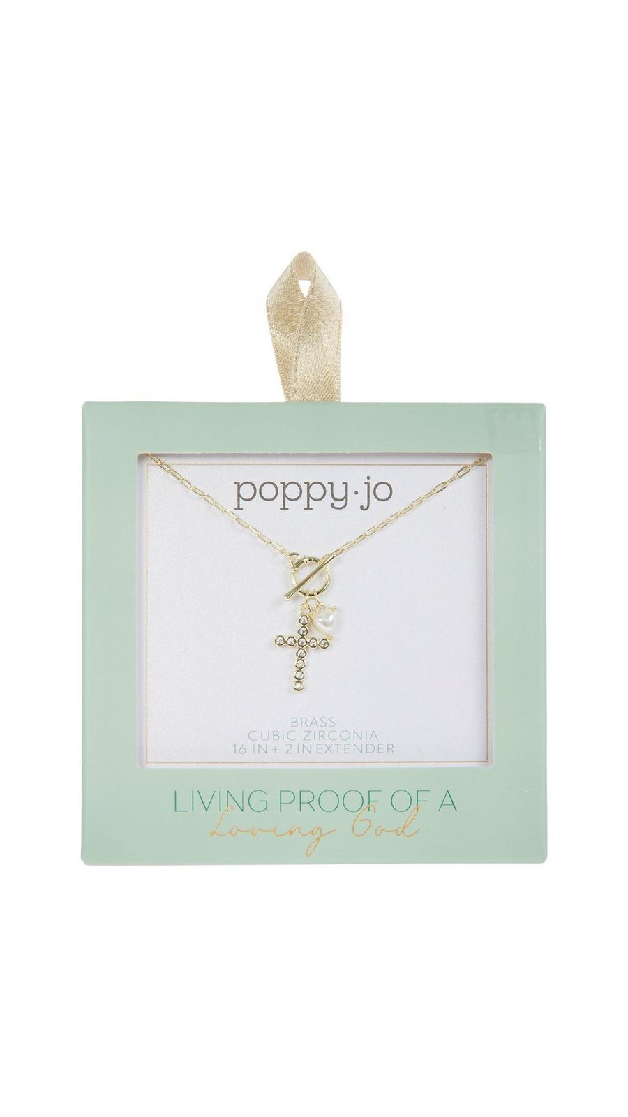 Cross & Heart Cubic Zirconia Necklace | Hobby Lobby | 2655124