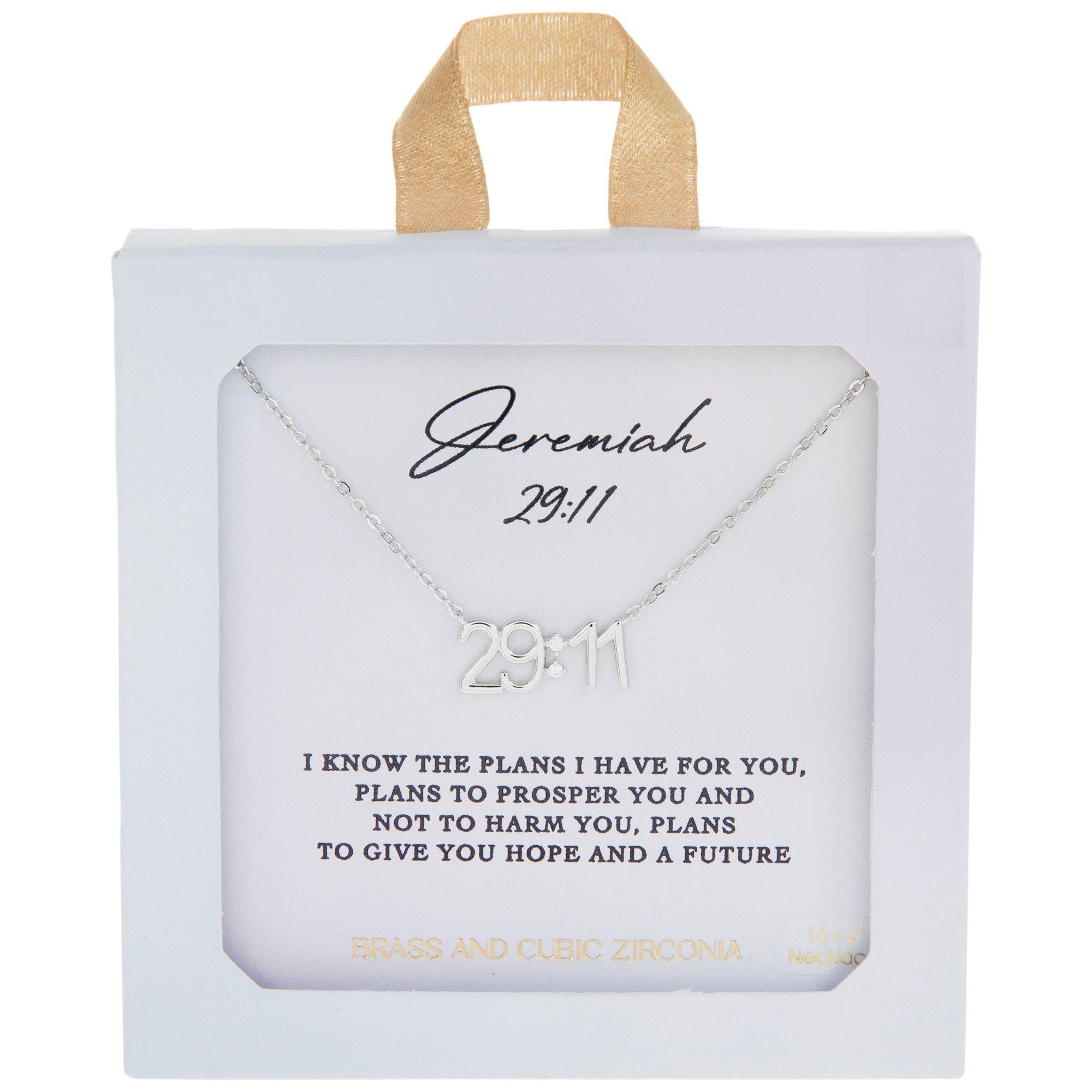 Jeremiah 29:11 Cubic Zirconia Necklace | Hobby Lobby | 2655306