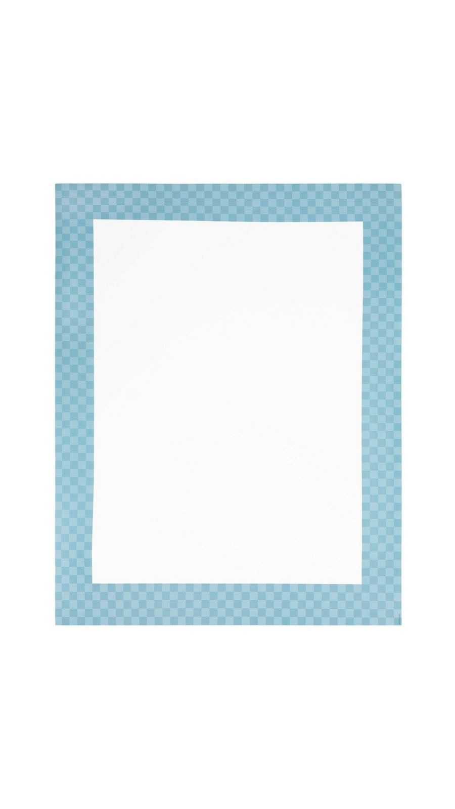 Blue Checkered Border Poster Board - 22