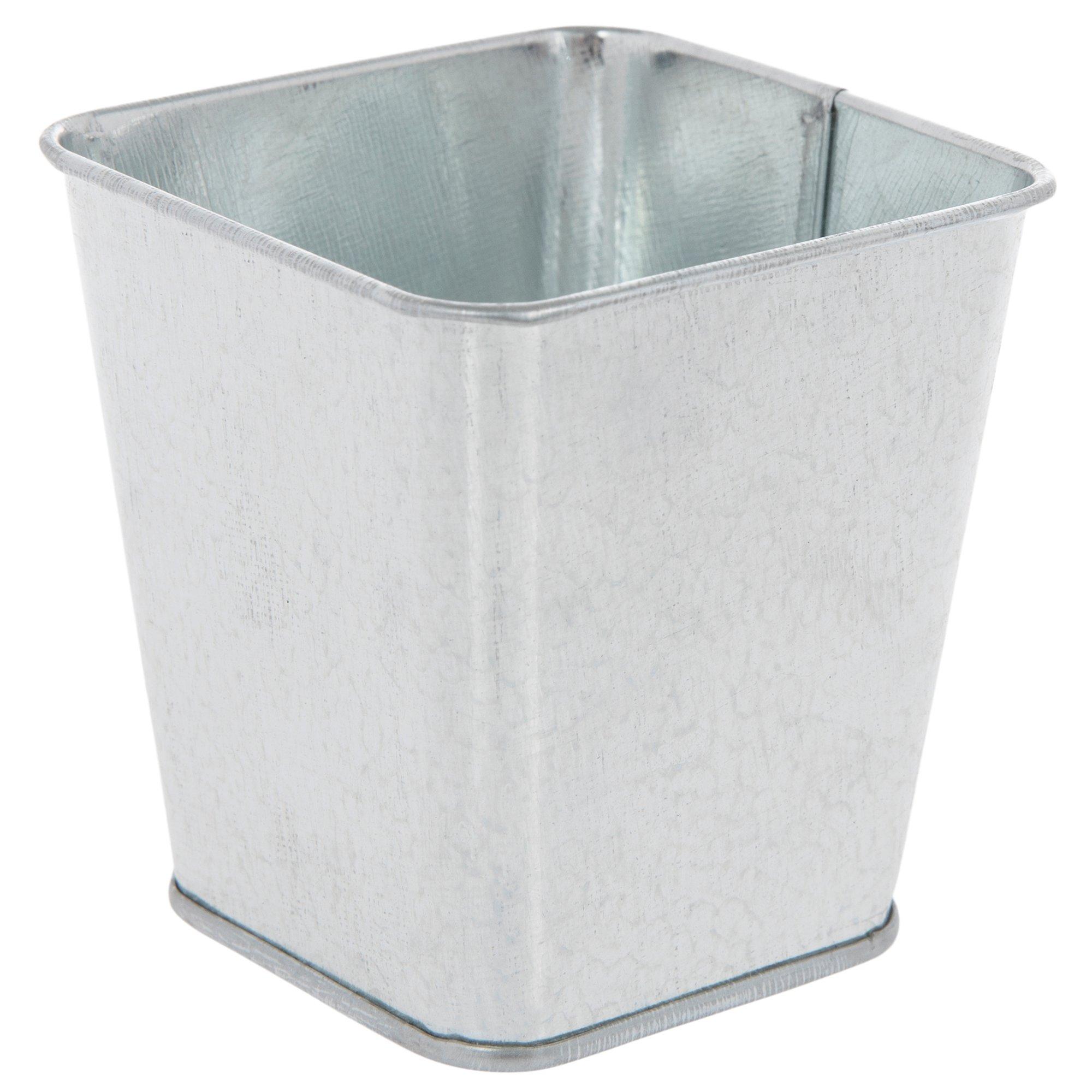 Small Squared Metal Flower Pot | Hobby Lobby | 2657922