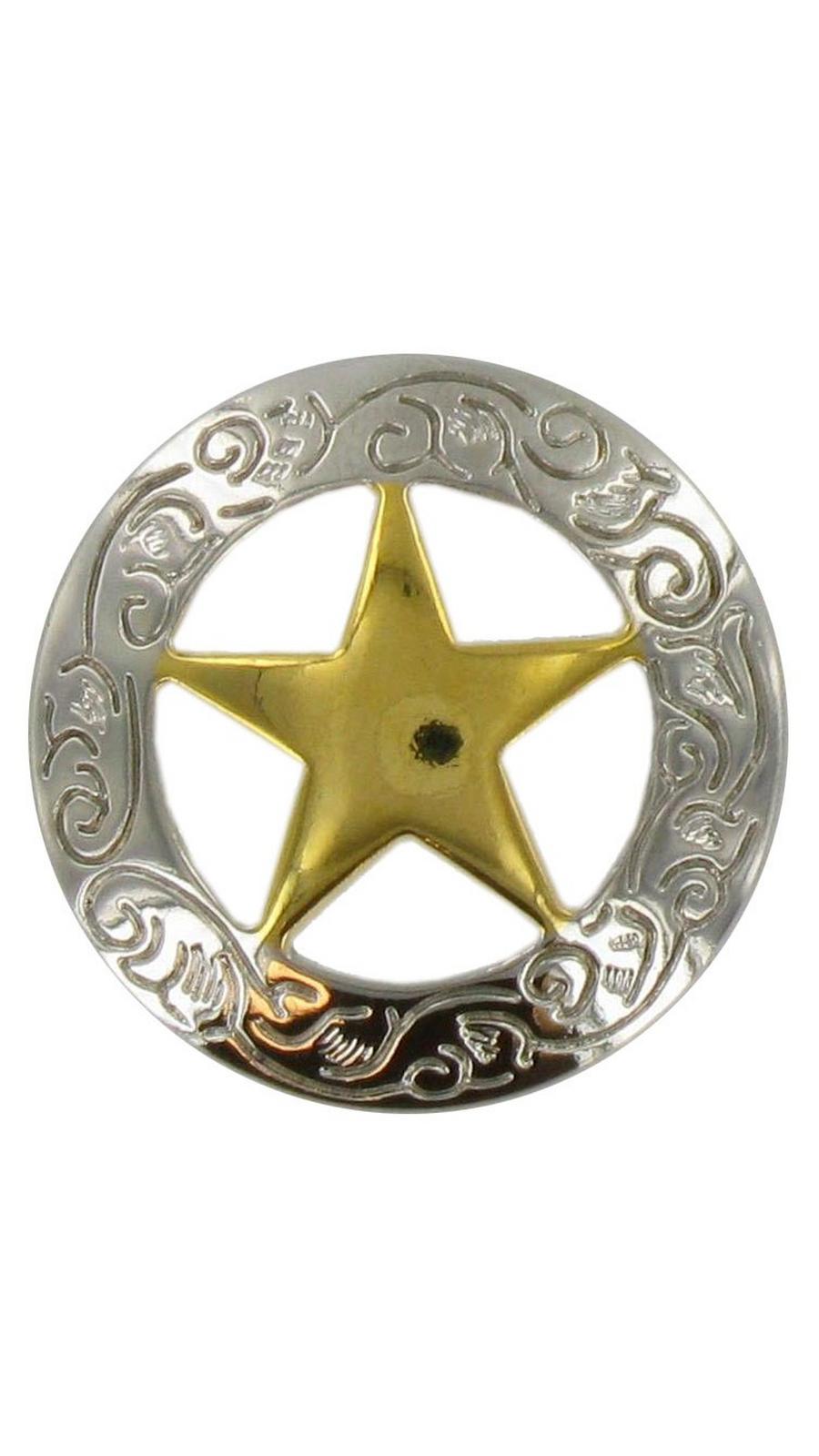 Silver Star Concho Square 2.25 inch | eBay