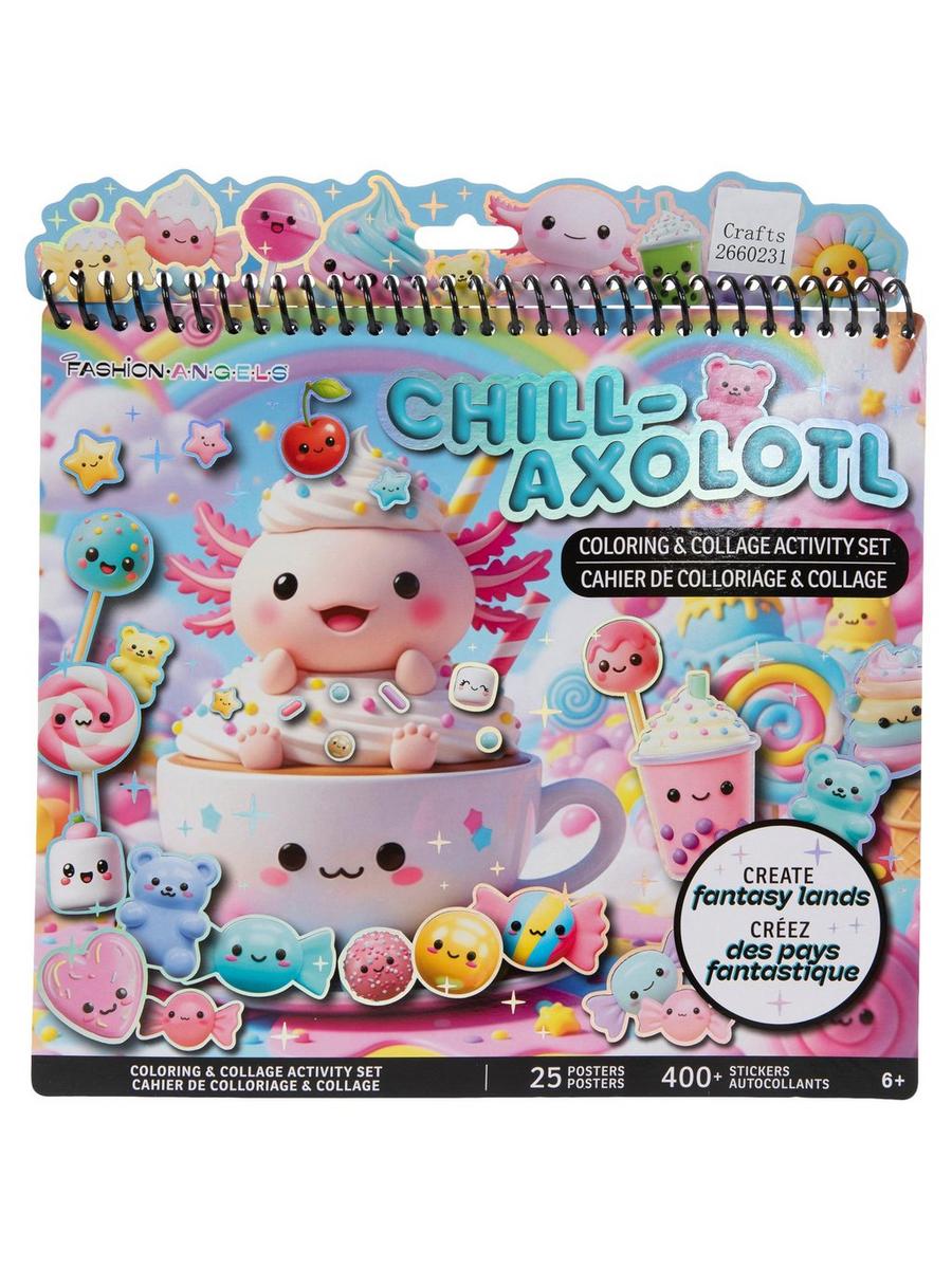 Axolotl Coloring & Collage Activity Set | Hobby Lobby | 2660231