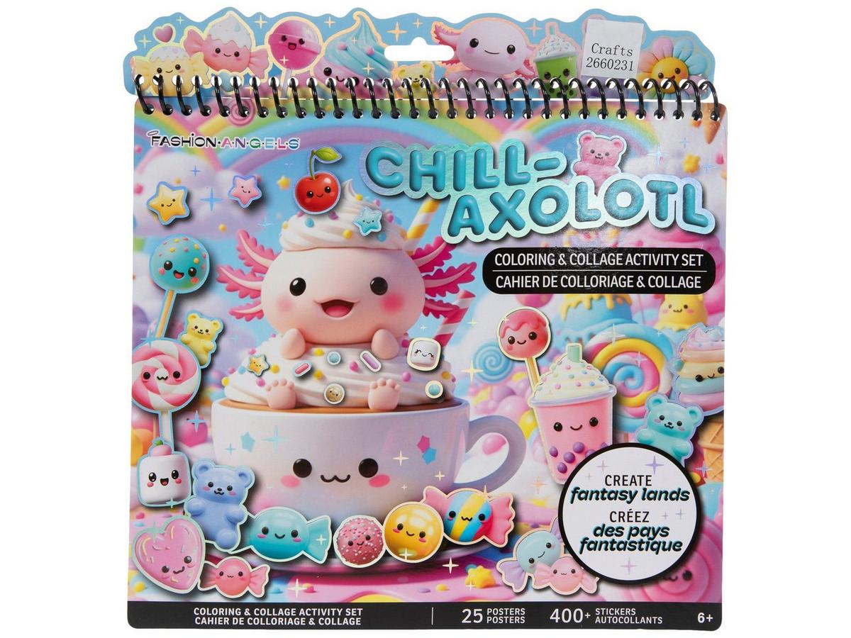 Axolotl Coloring & Collage Activity Set | Hobby Lobby | 2660231