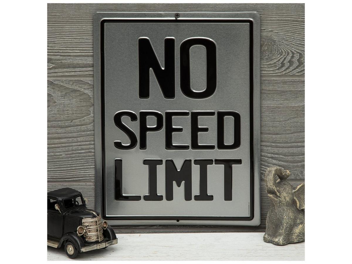 No Speed Limit Metal Sign | Hobby Lobby | 266064
