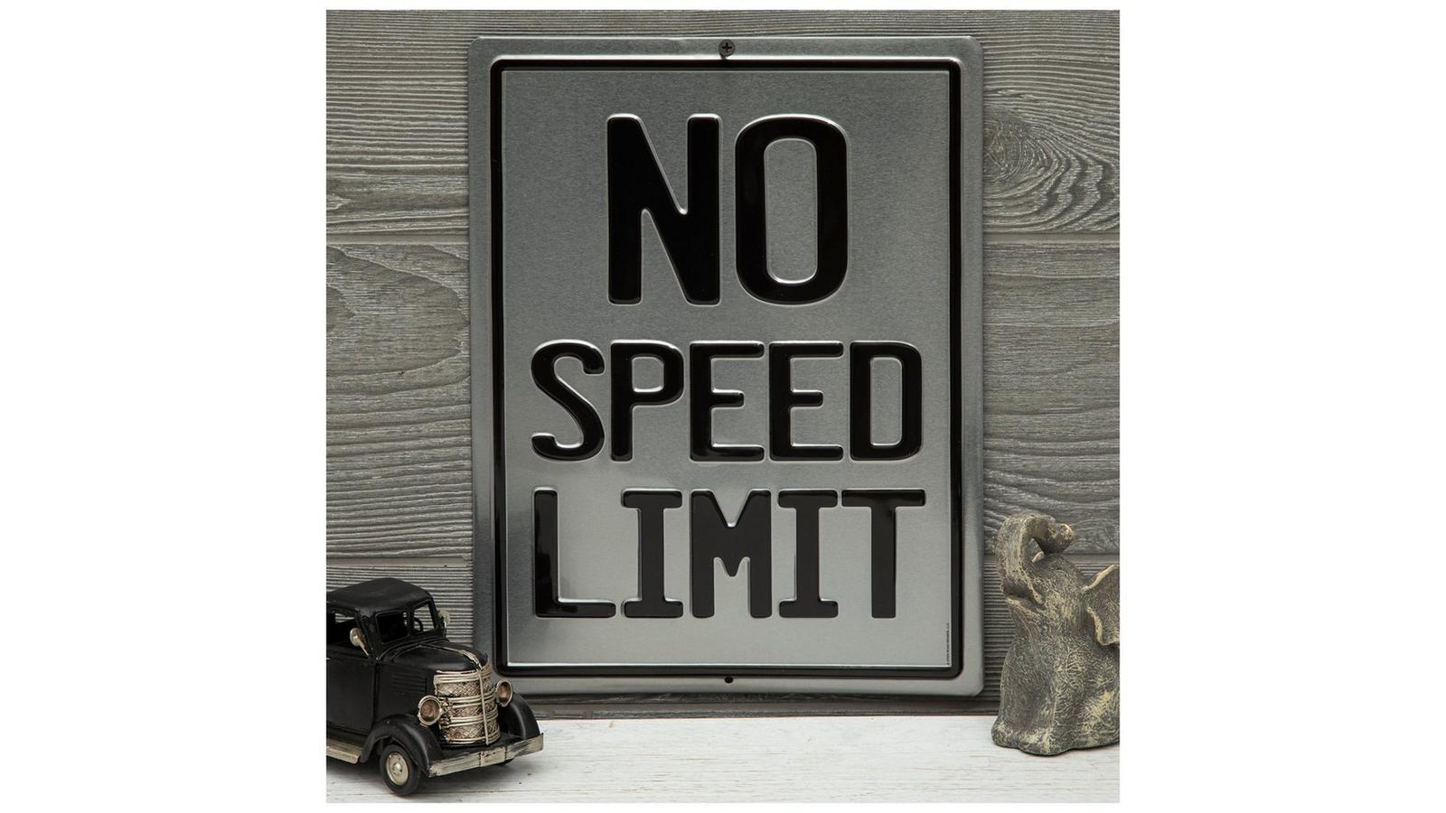 No Speed Limit Metal Sign | Hobby Lobby | 266064