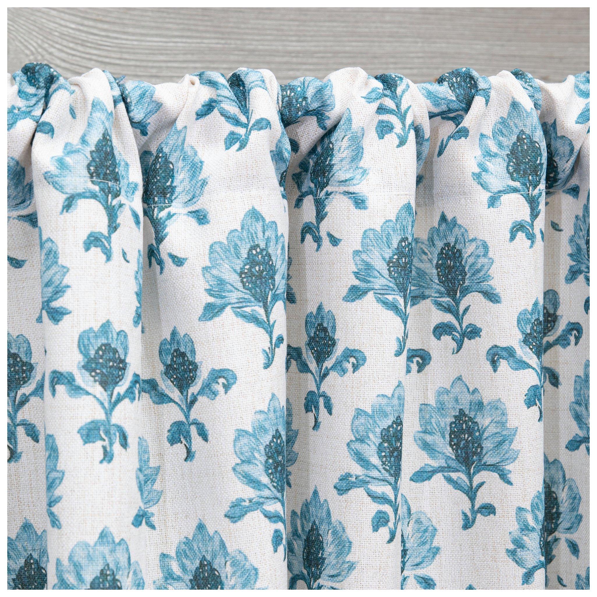 Floral Block Print Light Filtering Window Curtain | Hobby Lobby | 2661312