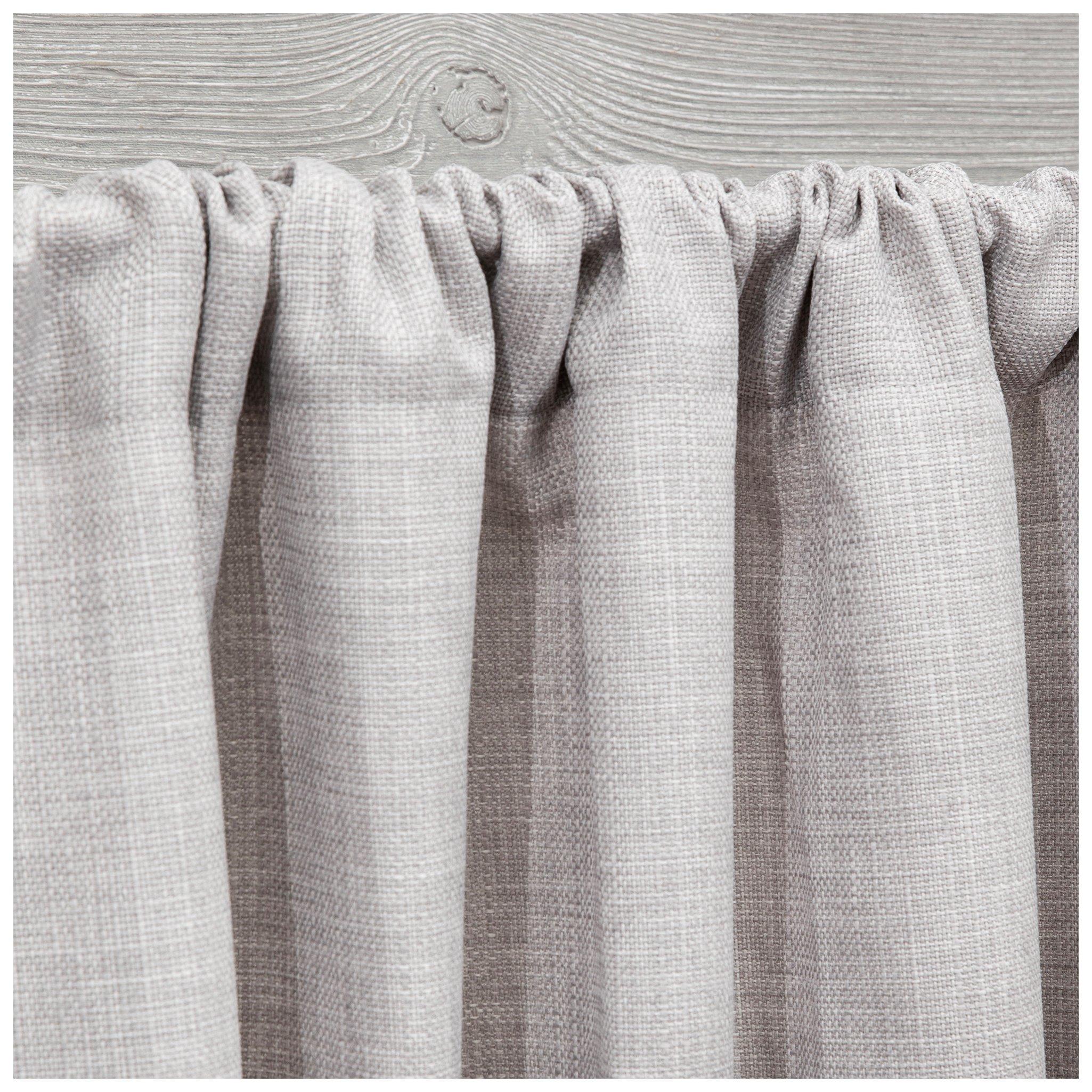 Gray Slub Light Filtering Window Curtain | Hobby Lobby | 2661320
