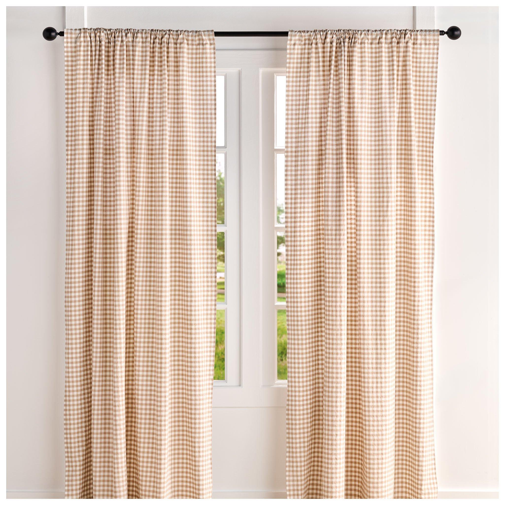 Gingham Light Filtering Window Curtain | Hobby Lobby | 2661726