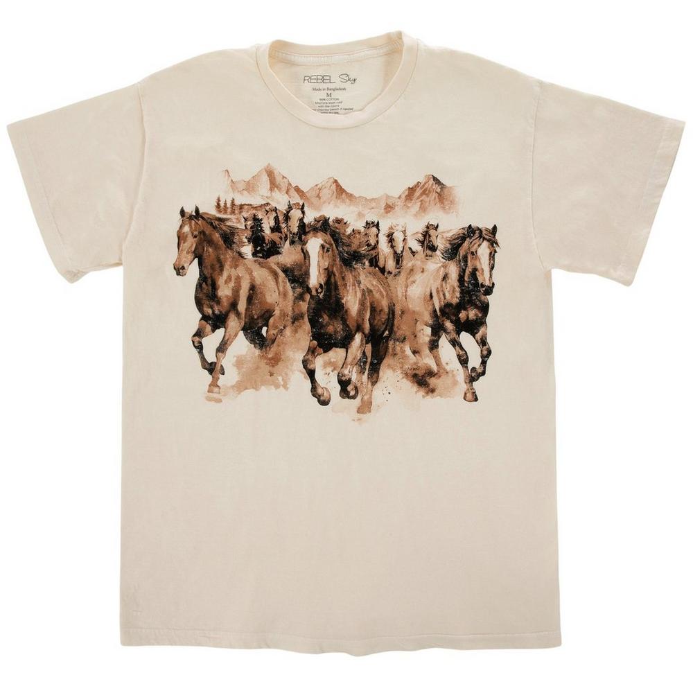 Running Horses Adult Graphic T-Shirt | Hobby Lobby | 2662021