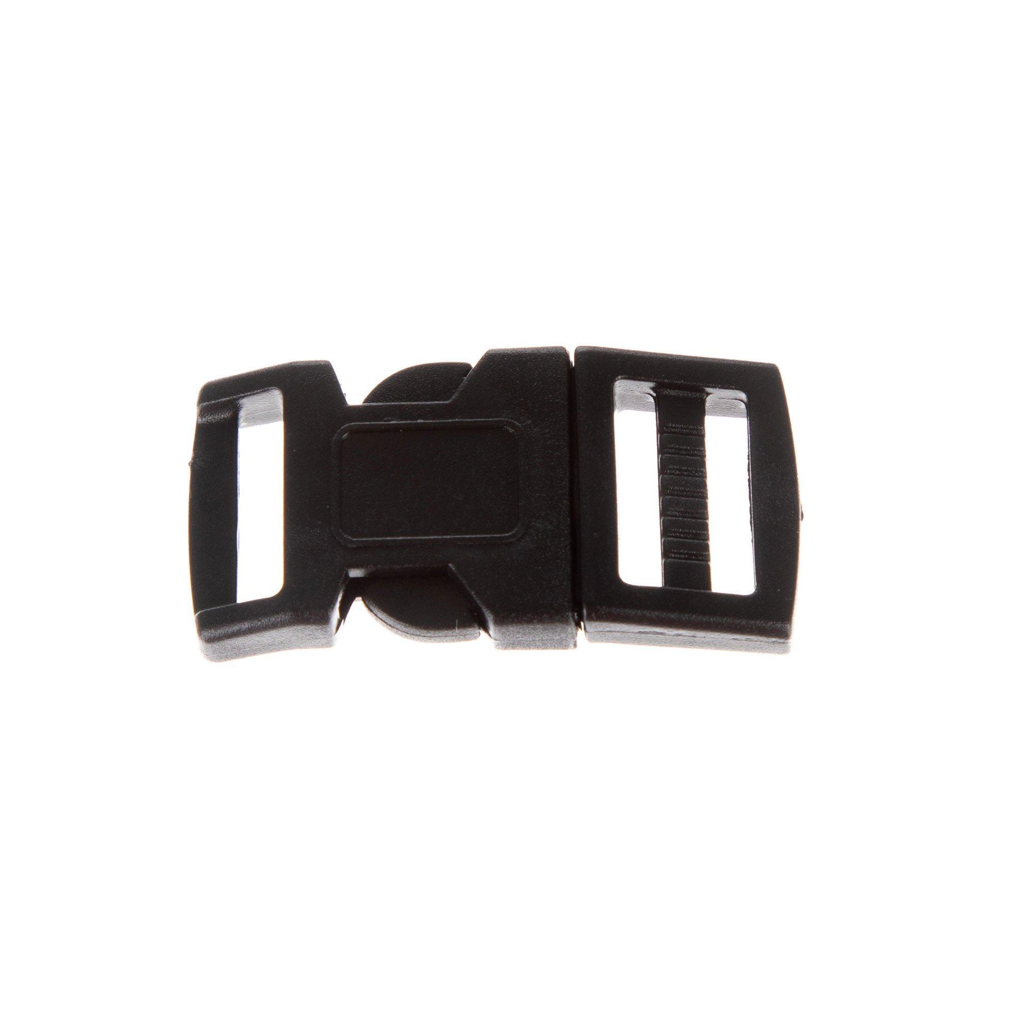 Black Plastc Swvel Snap Hook By Paracord Planet - For 1 nch Webbng