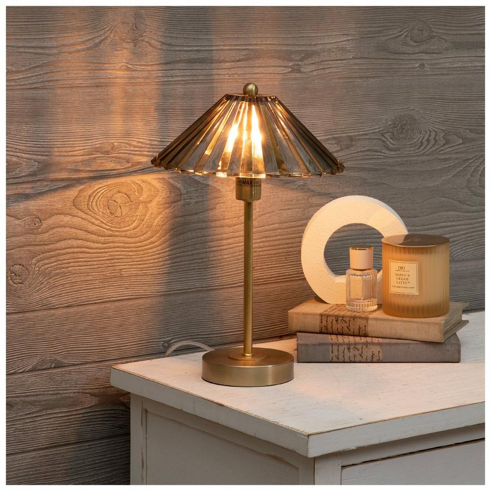 Green Glass Shade Buffet Lamp | Hobby Lobby | 2662773