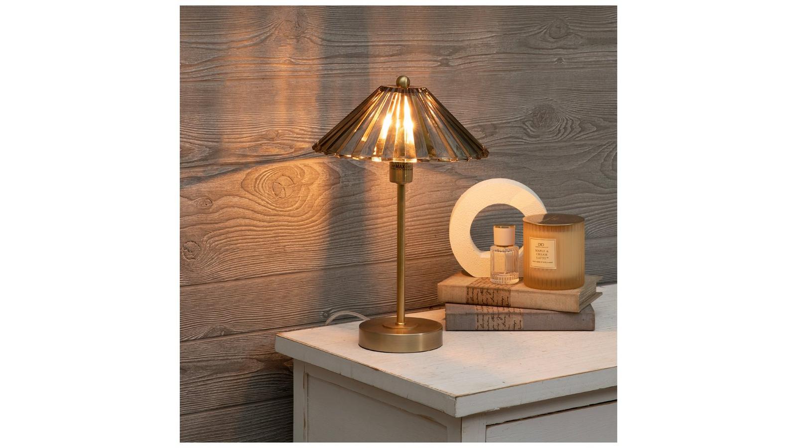 Green Glass Shade Buffet Lamp | Hobby Lobby | 2662773