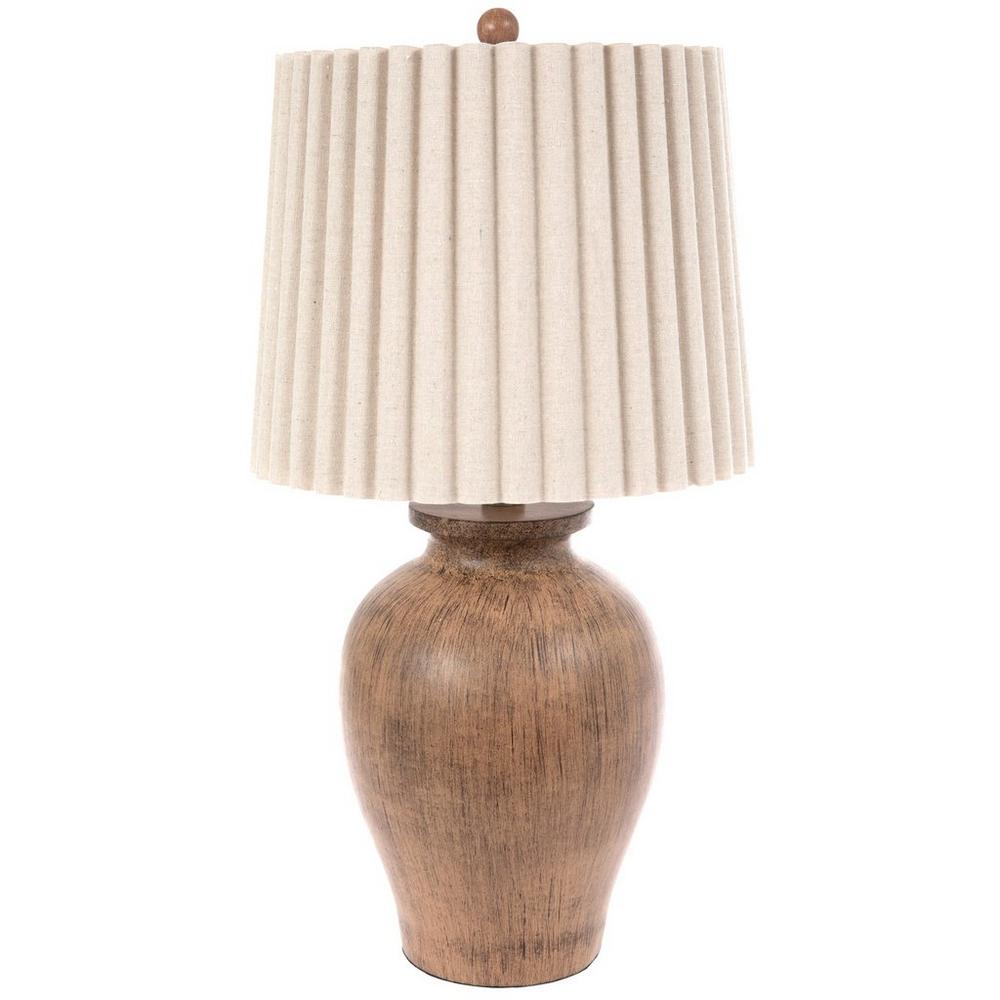 Brown Wood Look Lamp
