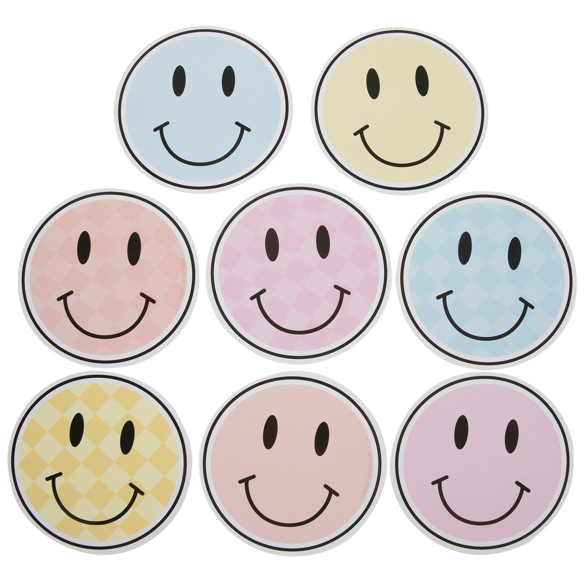 Pastel Smiley Face Cutouts | Hobby Lobby | 2664621
