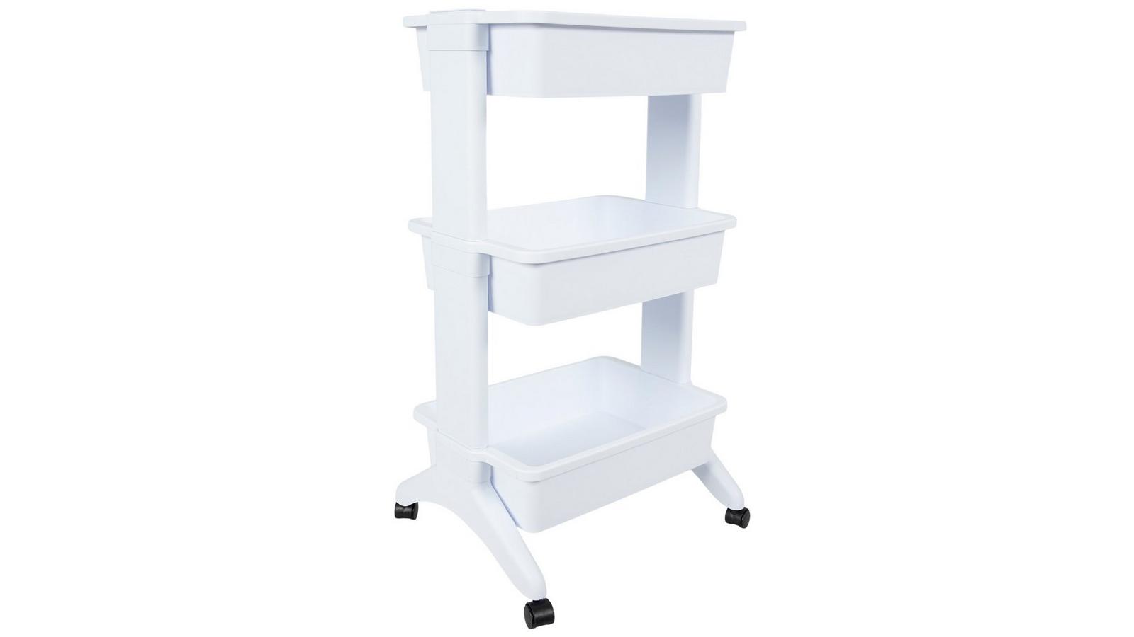 White Three-Tiered Rolling Utility Cart | Hobby Lobby | 2665347