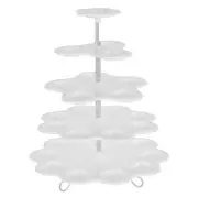 White Five-Tiered Cupcake Stand