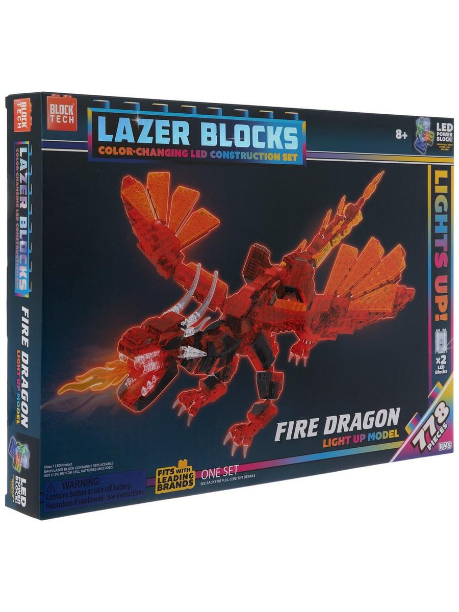 Fire Dragon Light Up Building Block Set | Hobby Lobby | 2667368