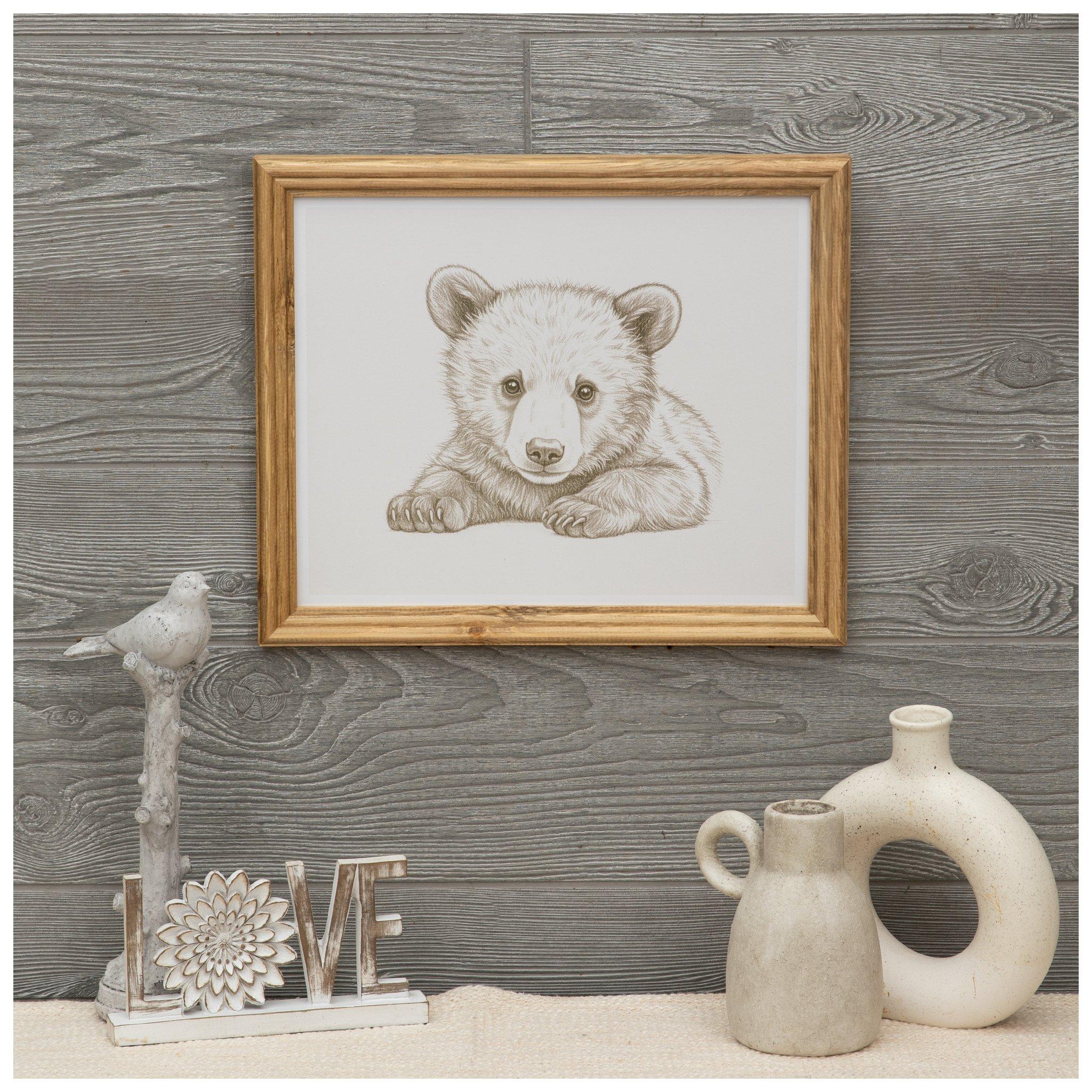 Dapper Bear Oval Wood Wall Decor | Hobby Lobby | 2680601