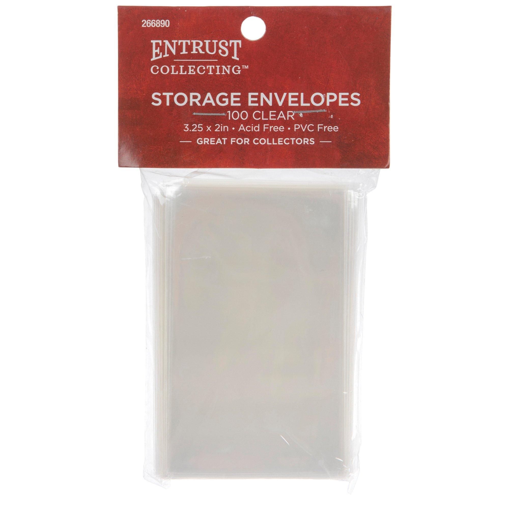 200 Pcs Glassine Envelopes,Clear Envelopes for Collecting Stamp