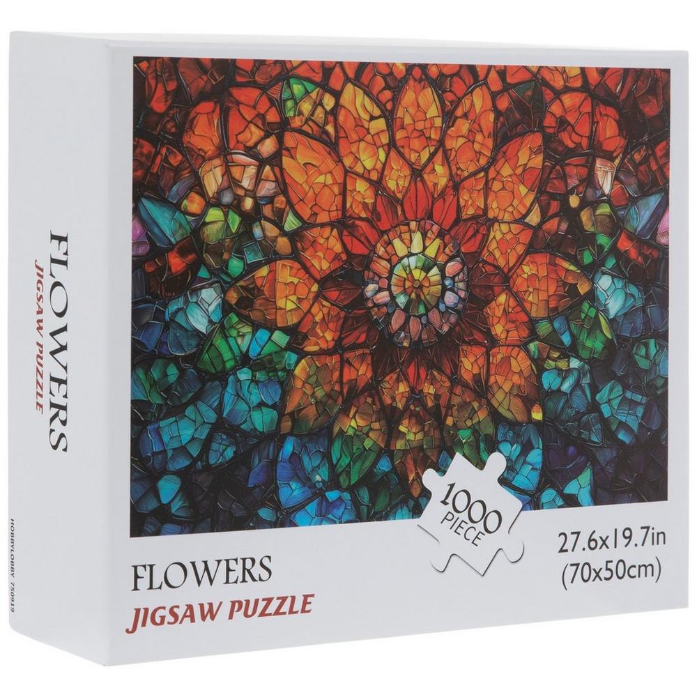 Stained Glass Flowers Puzzle | Hobby Lobby | 2669679