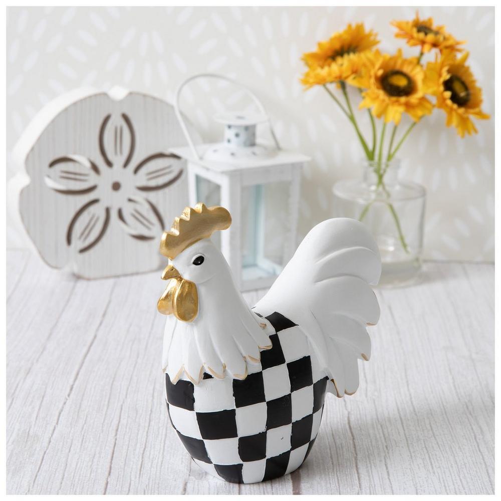 Checkered Rooster Figurine | Hobby Lobby | 2677557