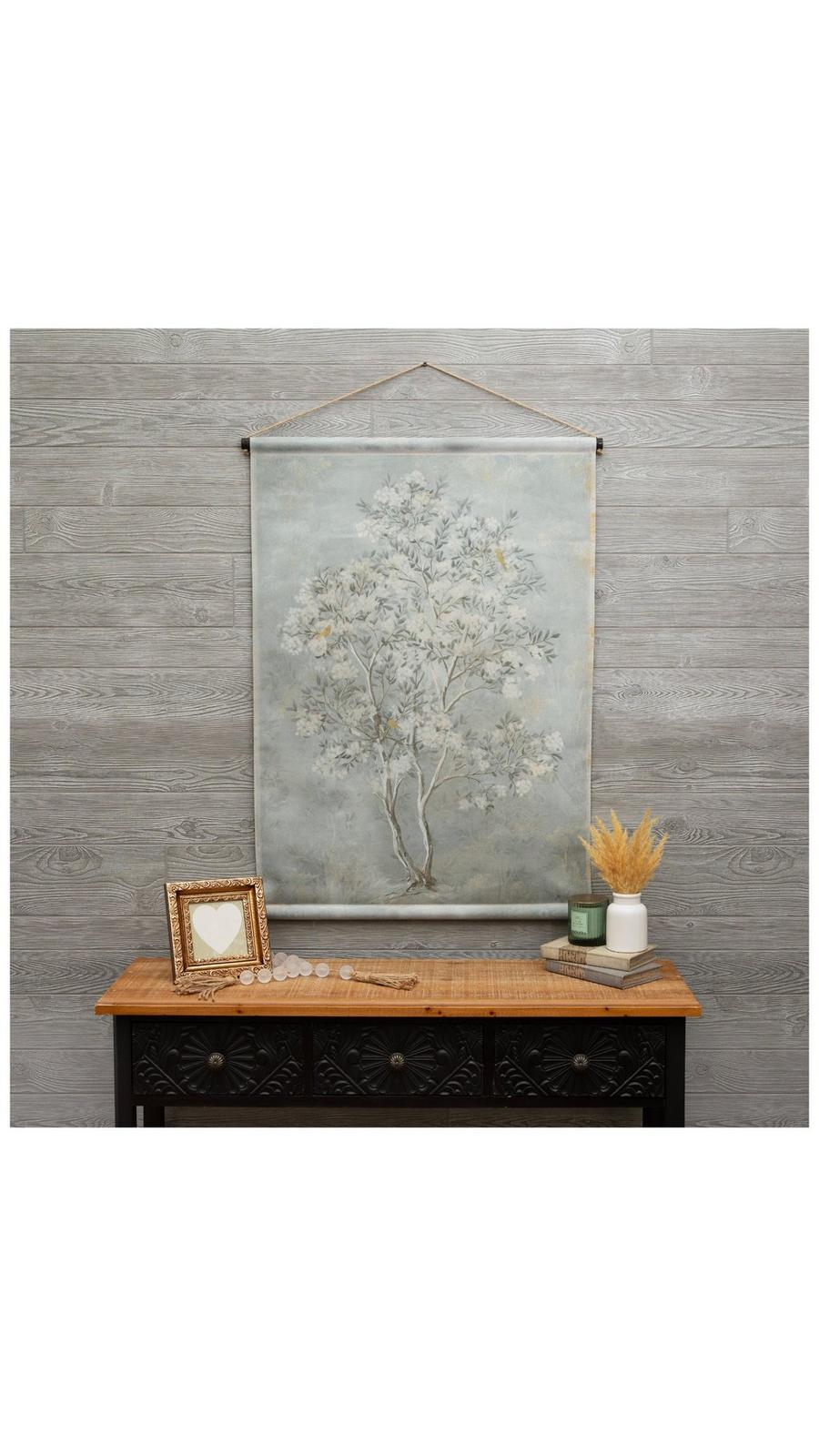 Muted Blue Blooming Tree Tapestry Wall Decor | Hobby Lobby | 2681732