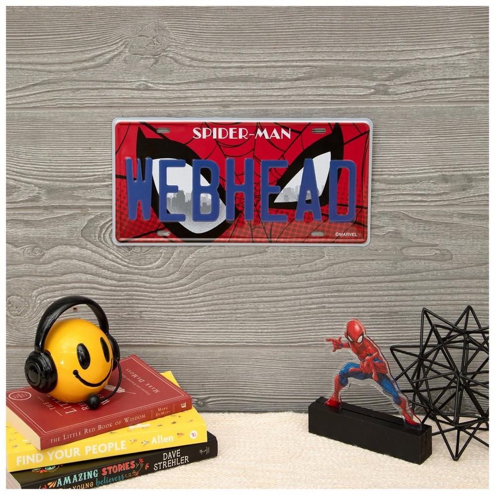 Spider-Man Webhead License Plate Metal Sign | Hobby Lobby | 2682441