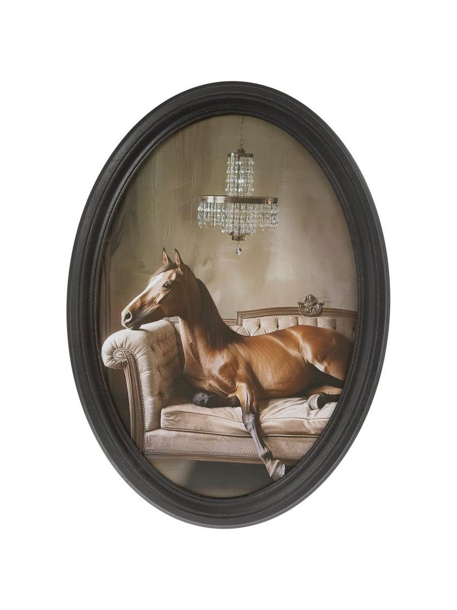 Brown Horse Under Chandelier Wood Wall Decor | Hobby Lobby | 2683290