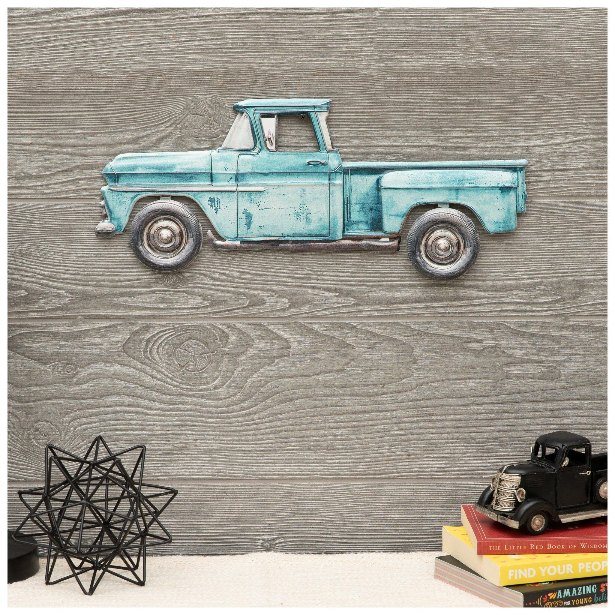 Rustic Blue Truck Metal Sign | Hobby Lobby | 2690675