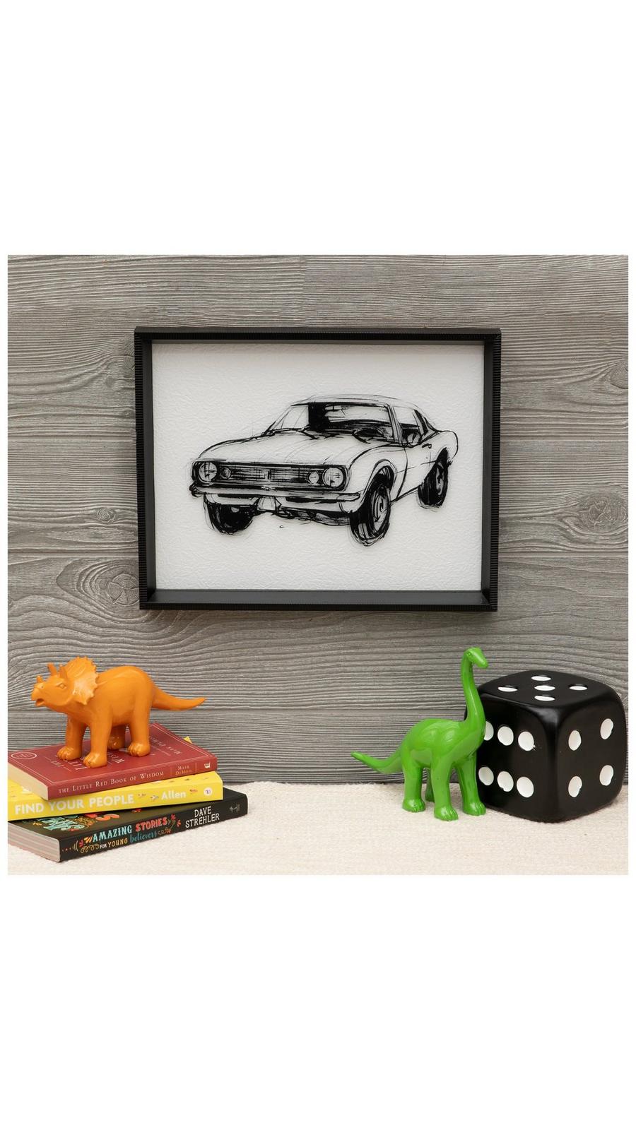 Sketched Classic Car Framed Wall Decor | Hobby Lobby | 2690766