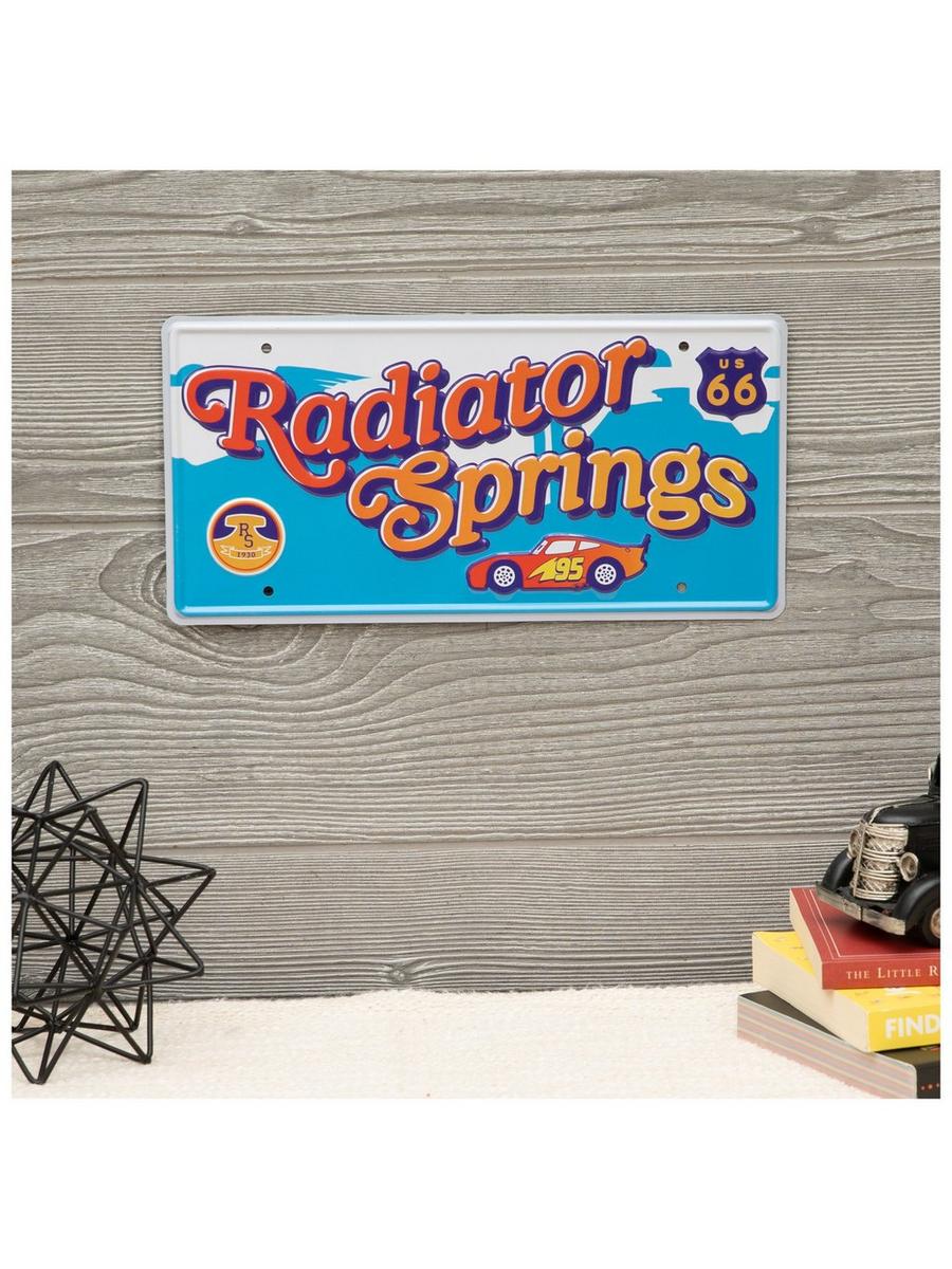 Cars Radiator Springs Metal License Plate | Hobby Lobby | 2690808