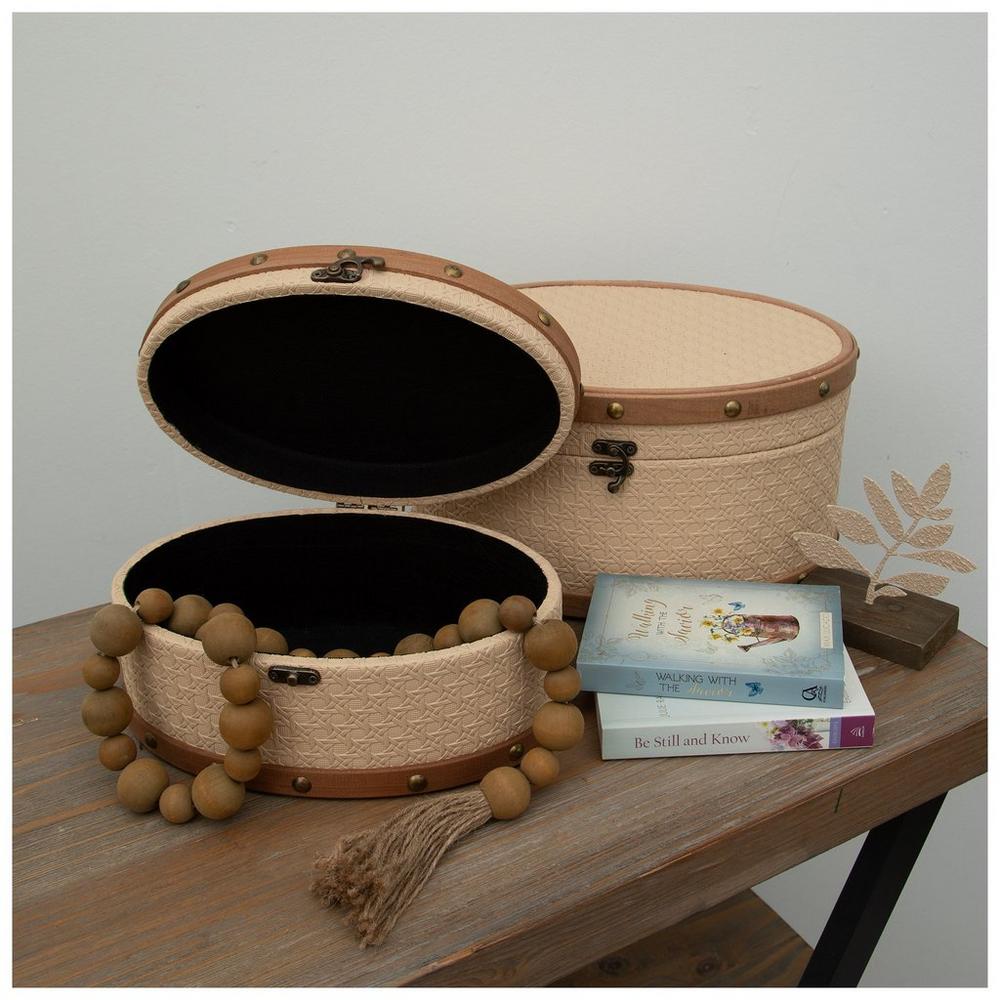 Faux Leather Trunk Box Set | Hobby Lobby | 2701761
