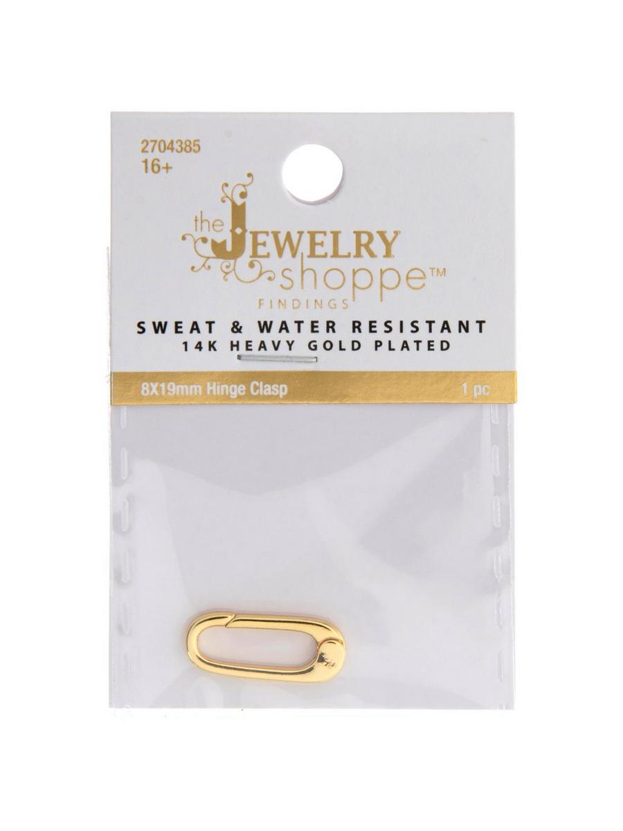 14K Heavy Gold Plated Hinge Clasp | Hobby Lobby | 2704385