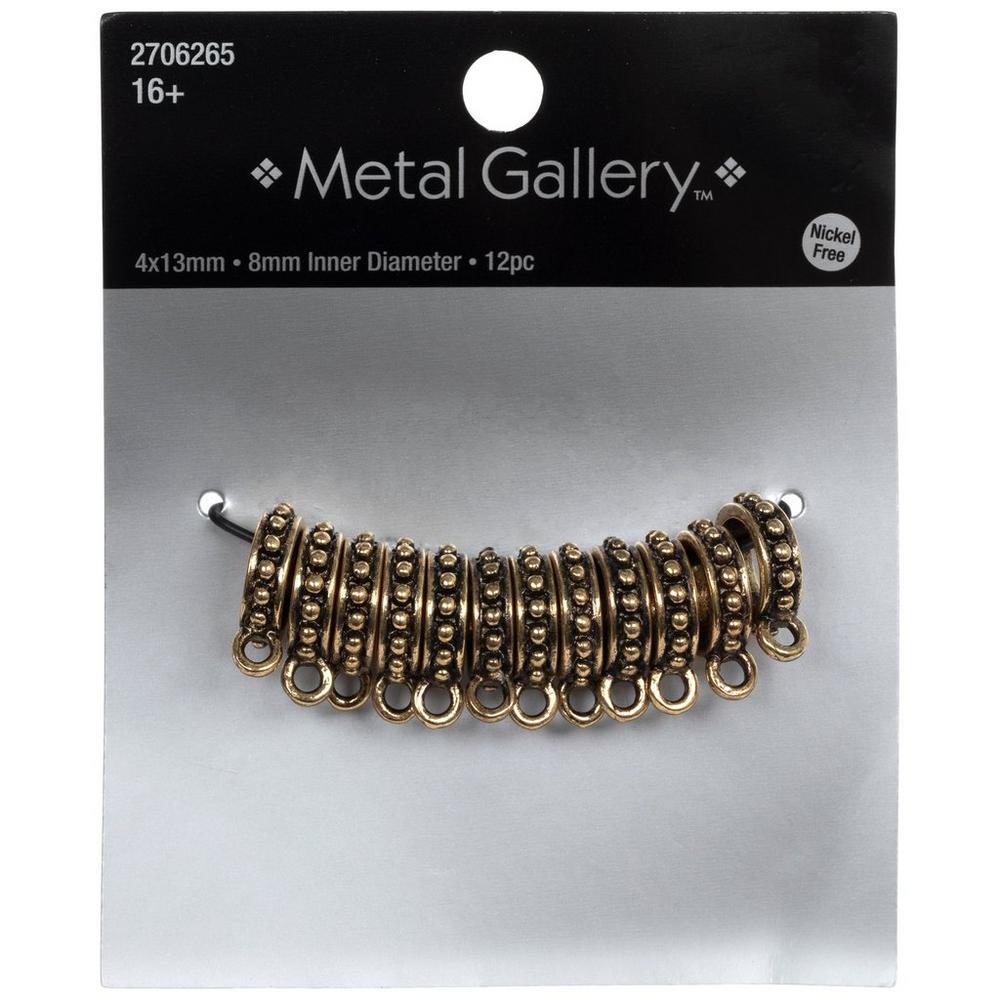 Dotted Loop Spacer Beads - 13mm x 4mm | Hobby Lobby | 2706265