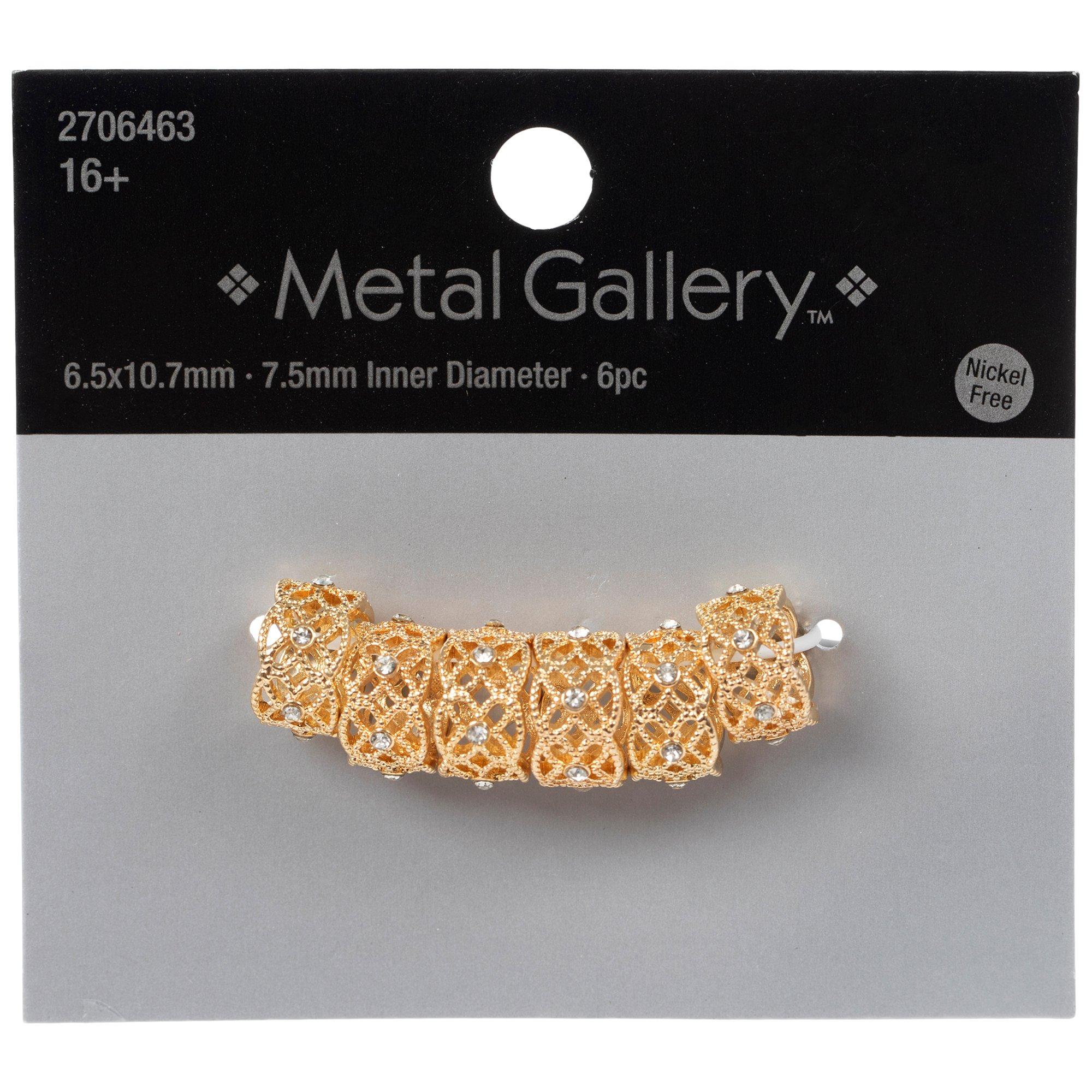 Rhinestone Filigree Spacer Beads - 10.7mm | Hobby Lobby | 2706463