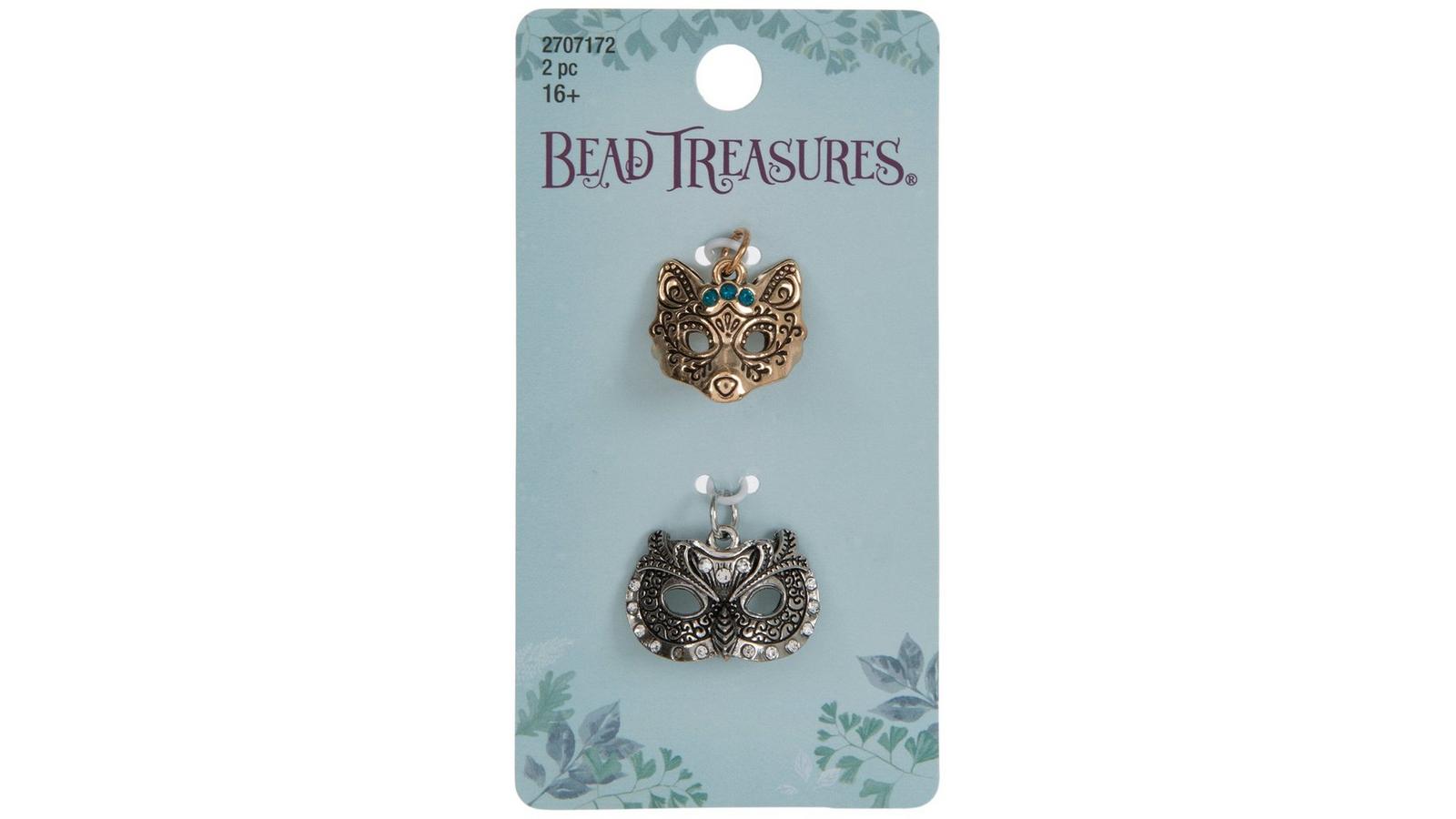 Owl & Fox Mask Charms | Hobby Lobby | 2707172