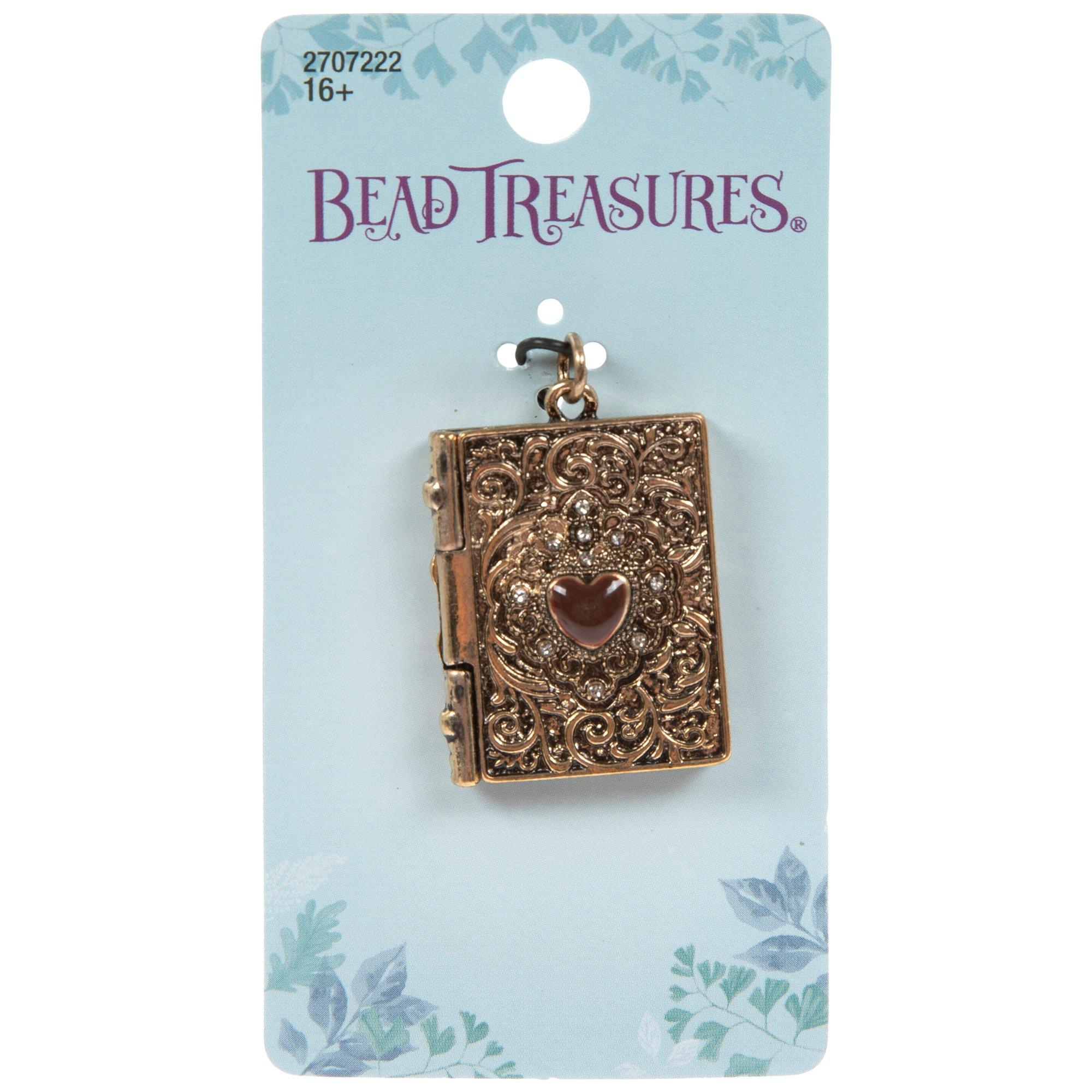Antique Heart Book Locket Pendant | Hobby Lobby | 2707222