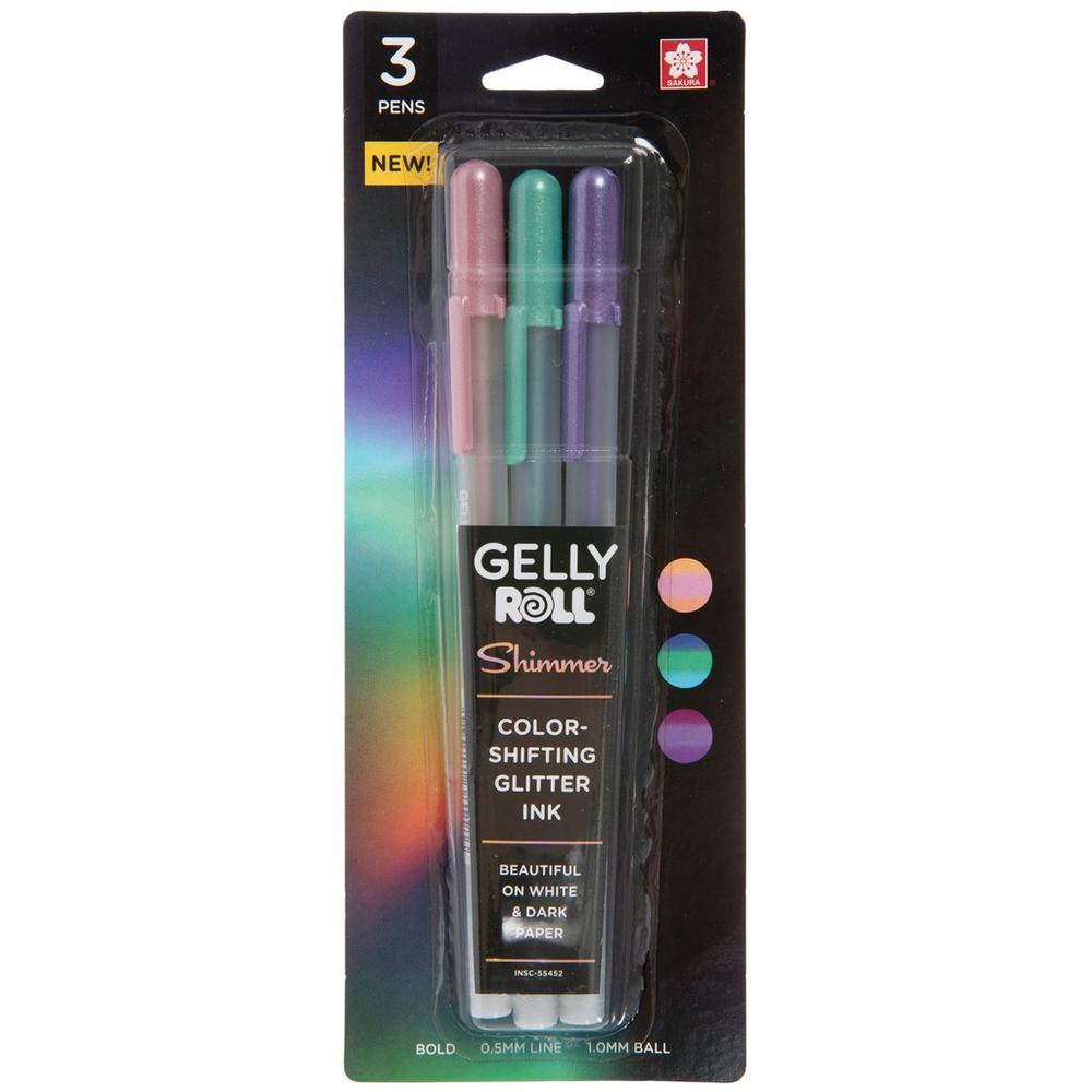 Gelly Roll Shimmer Color Shifting Pens - 3 Piece Set