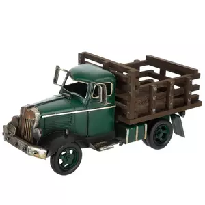 Green Vintage Farm Truck Decor