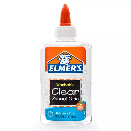  Elmer's® Clear Washable School Glue, 1 Gallon, Pack Of 2 Jugs :  Office Products