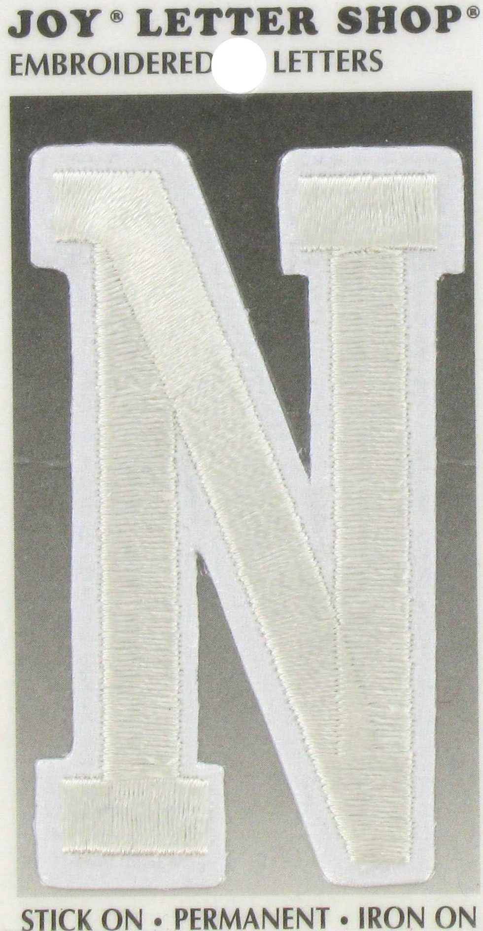 Embroidered Letter IronOn & Sticker Patch 3" Hobby Lobby 277871
