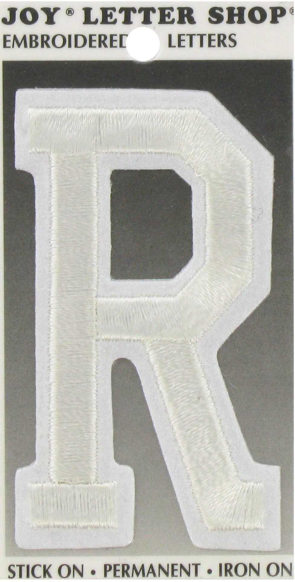 Embroidered Letter IronOn & Sticker Patch 3" Hobby Lobby 278416