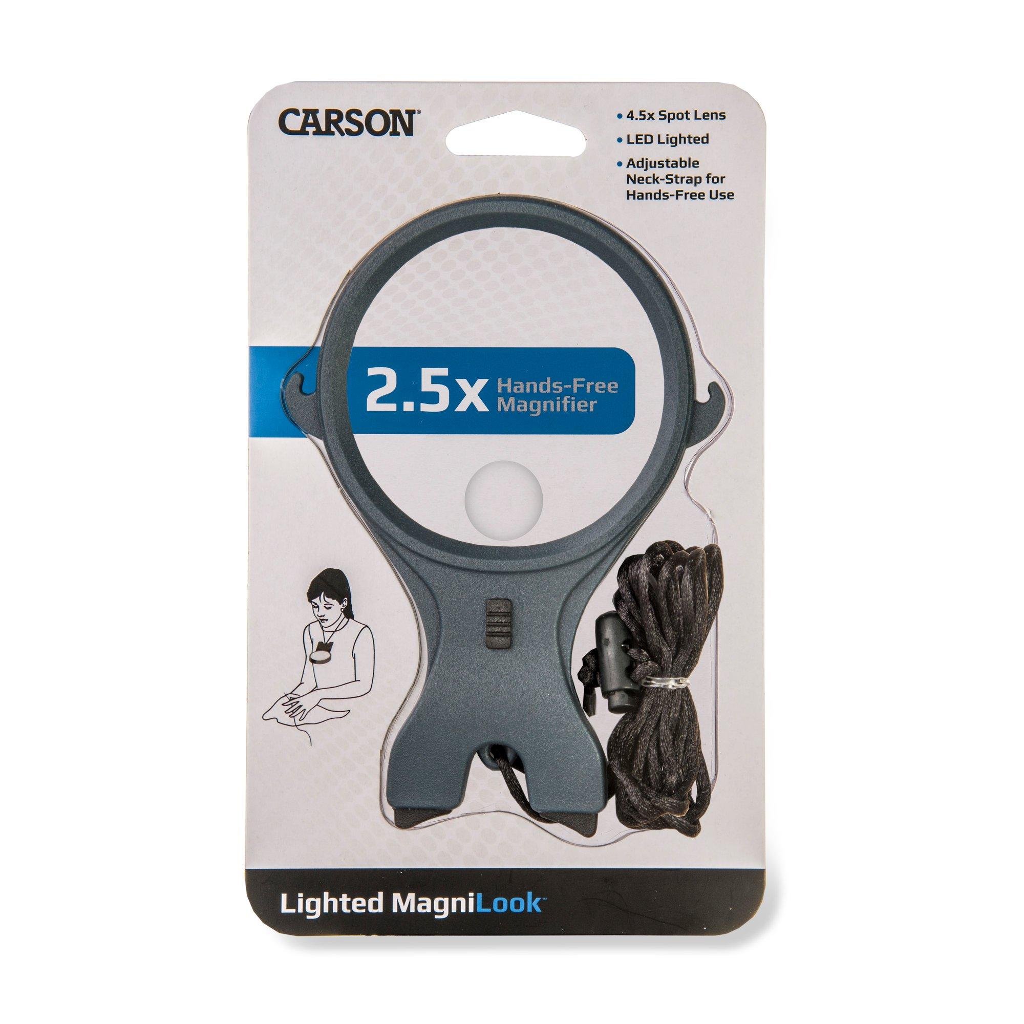 Carson LumiCraft Hands-Free Lighted Magnifier