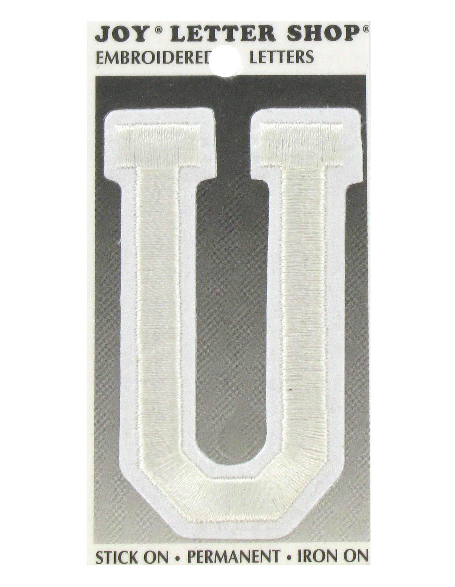 Embroidered Letter IronOn & Sticker Patch 3" Hobby Lobby 280172