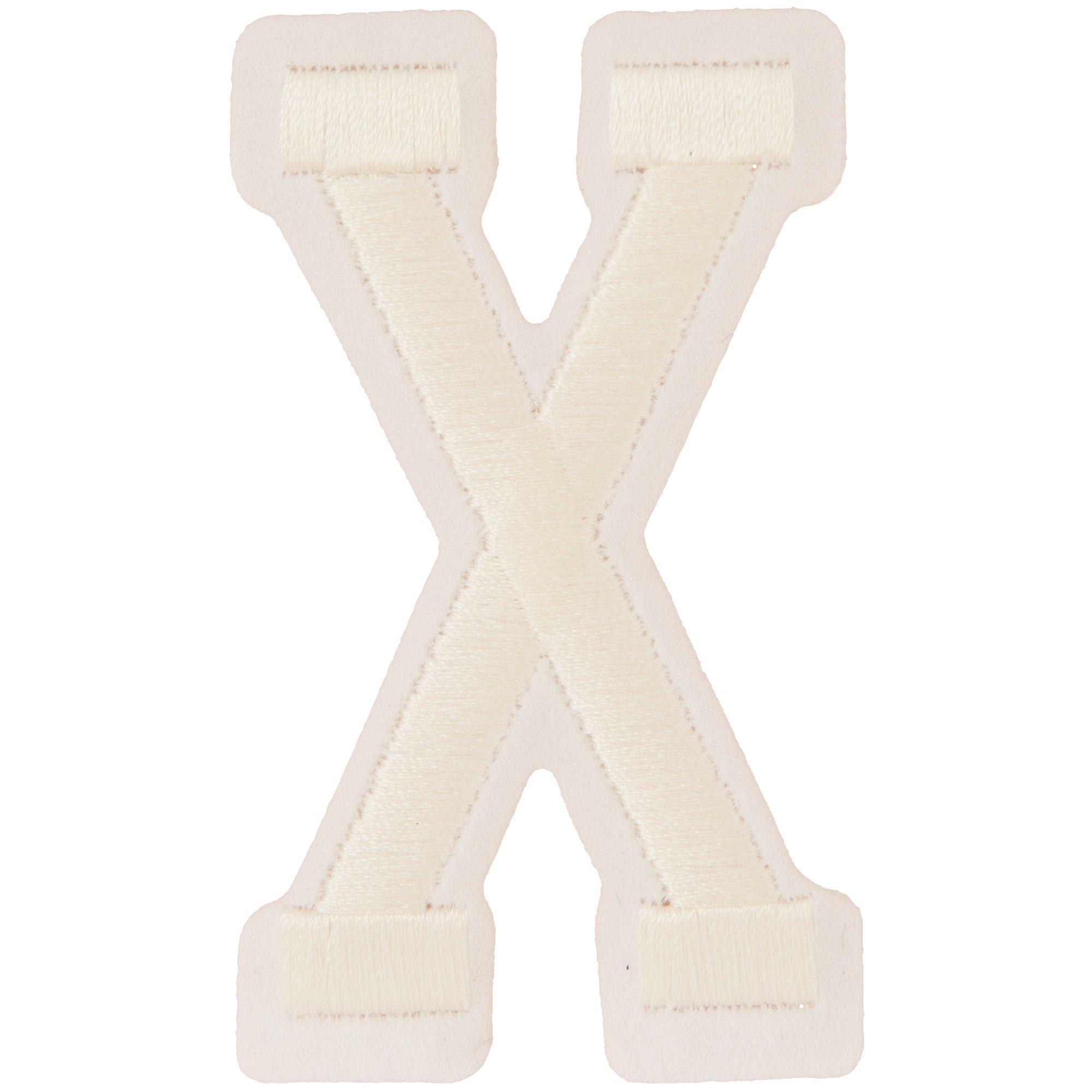 Embroidered Letter Iron-On Patch - 3"