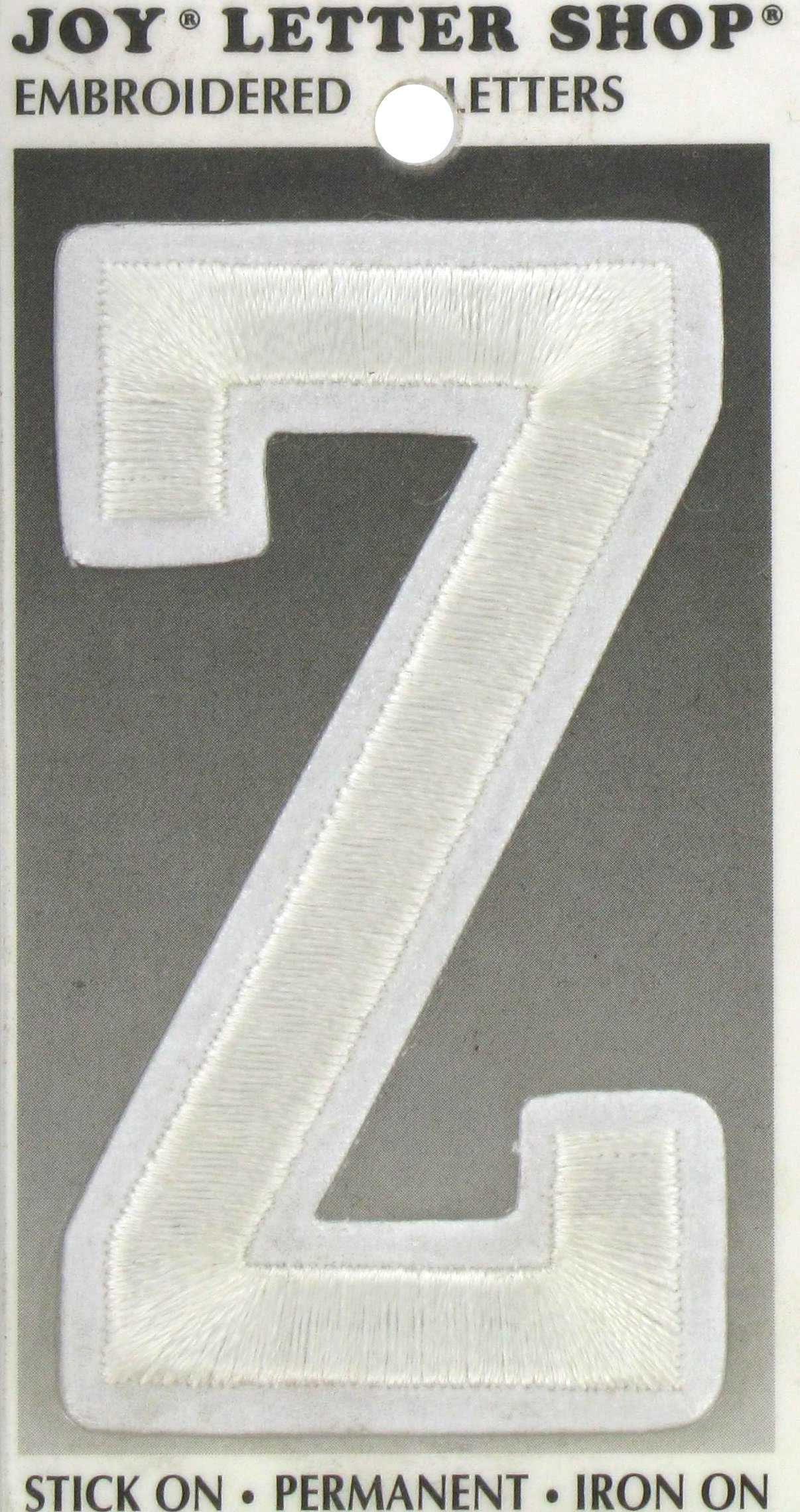 Embroidered Letter IronOn & Sticker Patch 3" Hobby Lobby 281337