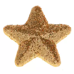 Glitter Star Shank Buttons