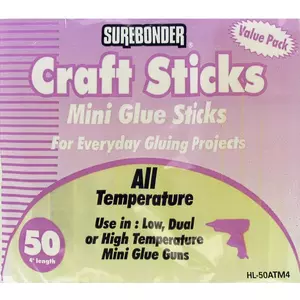 GlueSticksDirect Glow in The Dark Glue Sticks Mini X 4 24 Sticks