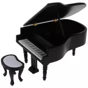 Miniature Grand Piano With Bench