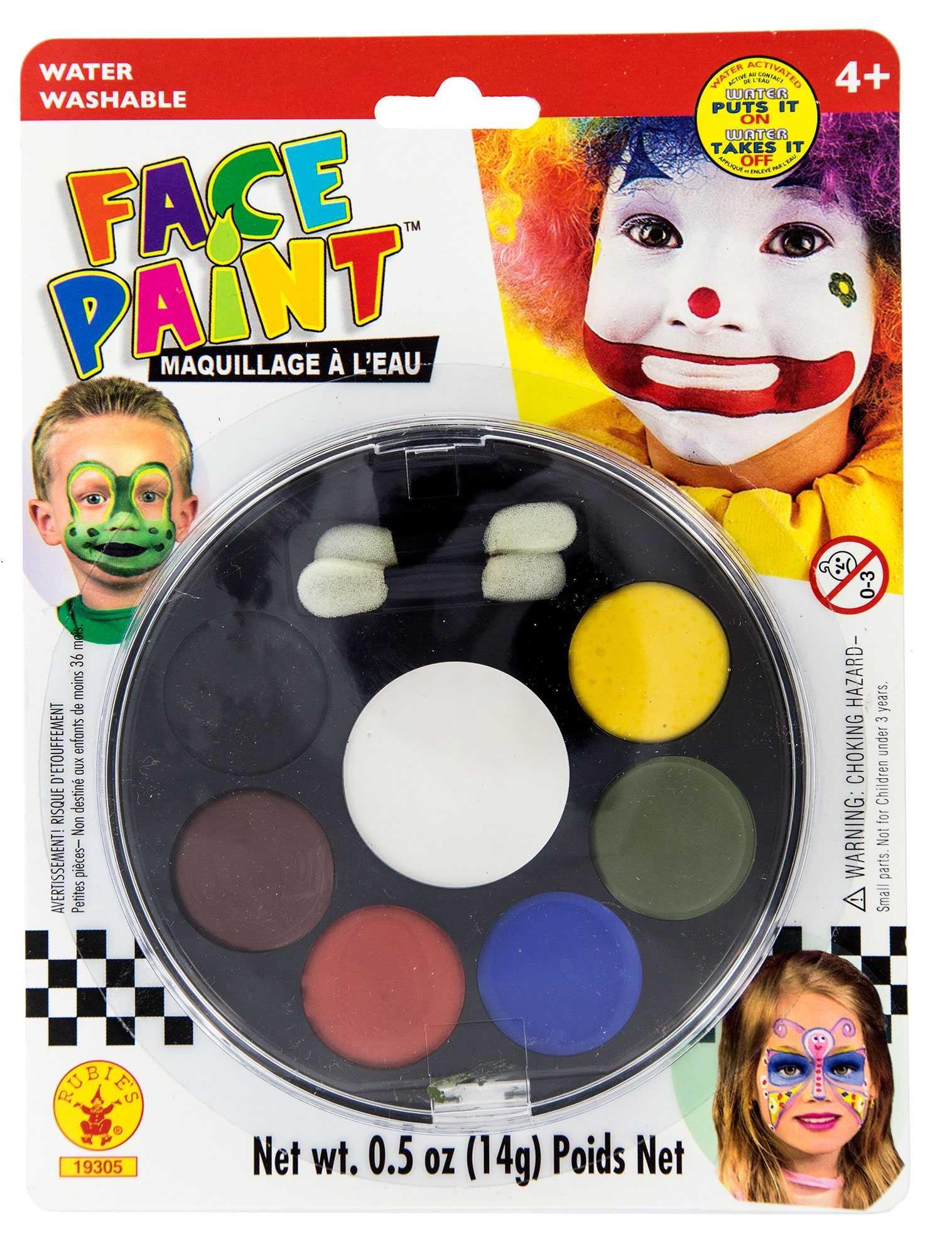 Bright Face Paint Makeup Palette in Case Hobby Lobby 286872